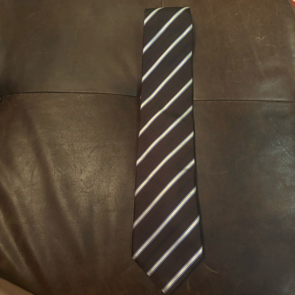 Canali Brown Silk Tie